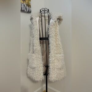 Ashley by 26 faux fur hooded vest